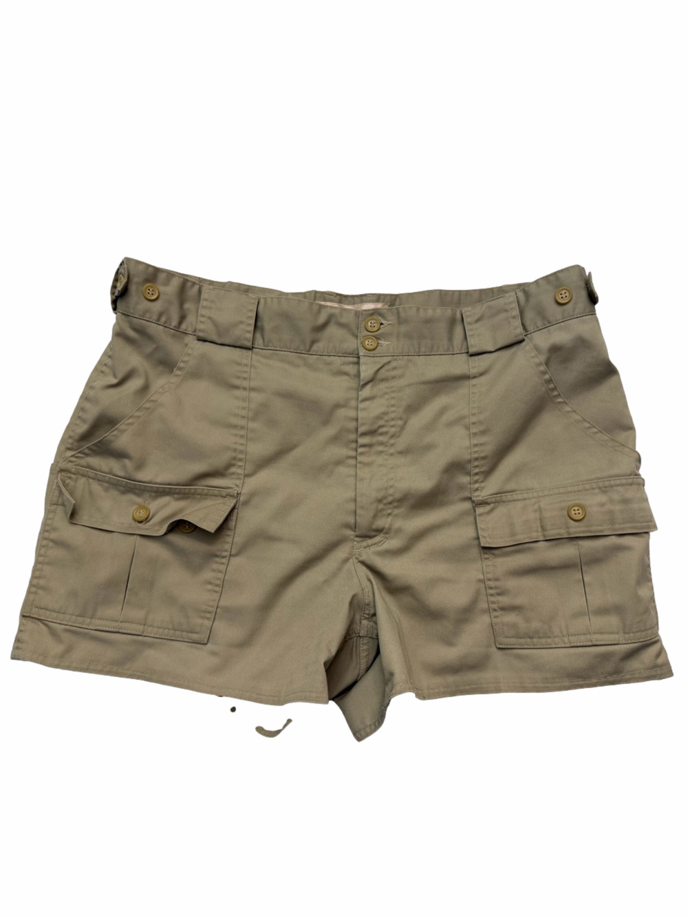 Tilley Khaki Cargo Shorts Casual Utility Style Outdoorsy Landscape 36” Waist